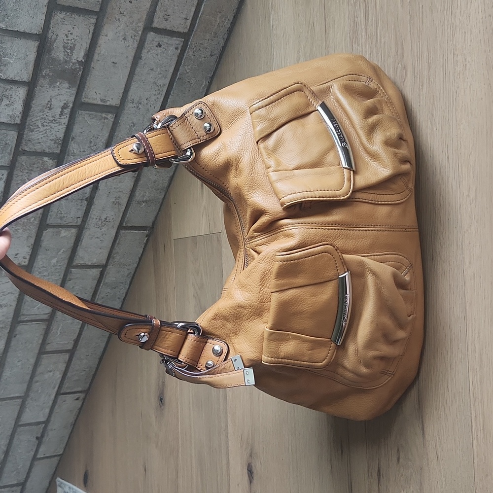 B Makowski butterscotch Yello Hobo bag